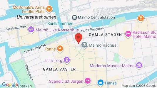 Kontorslokaler att hyra i Malmö Centrum - Bild från Google Street View
