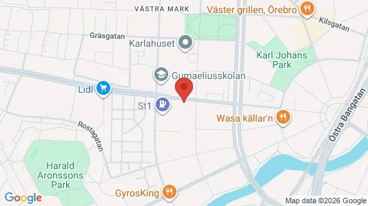 Kontorslokaler att hyra i Örebro - Bild från Google Street View