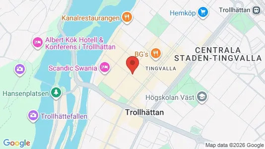 Kontorslokaler att hyra i Trollhättan - Bild från Google Street View