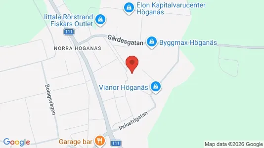 Kontorslokaler att hyra i Höganäs - Bild från Google Street View