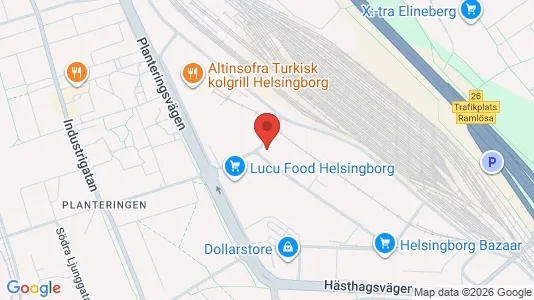 Kontorslokaler att hyra i Helsingborg - Bild från Google Street View
