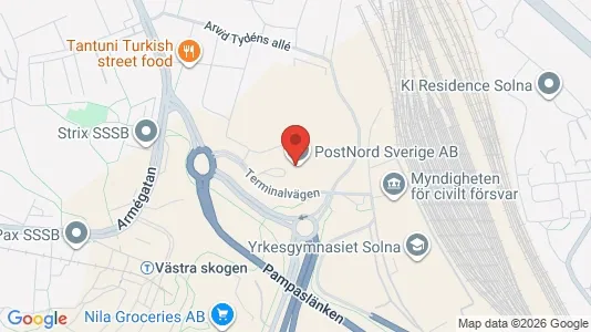 Kontorslokaler att hyra i Solna - Bild från Google Street View