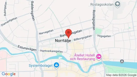 Kontorslokaler att hyra i Norrtälje - Bild från Google Street View