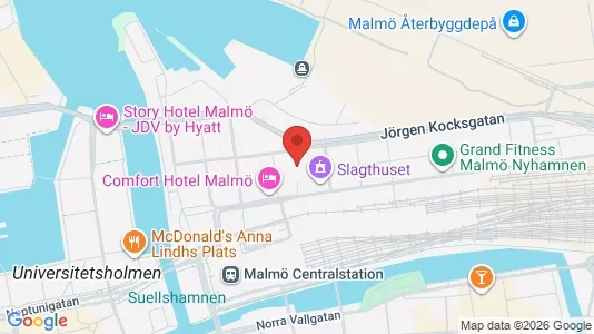 Kontorslokaler att hyra i Malmö Centrum - Bild från Google Street View