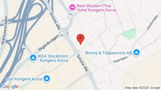 Kontorslokaler att hyra i Huddinge - Bild från Google Street View