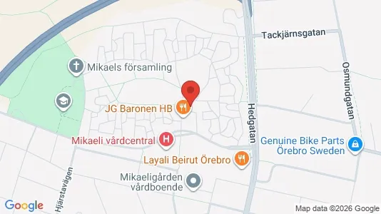 Kontorslokaler att hyra i Örebro - Bild från Google Street View