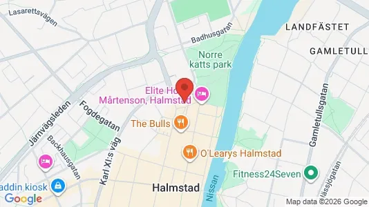 Kontorslokaler att hyra i Halmstad - Bild från Google Street View