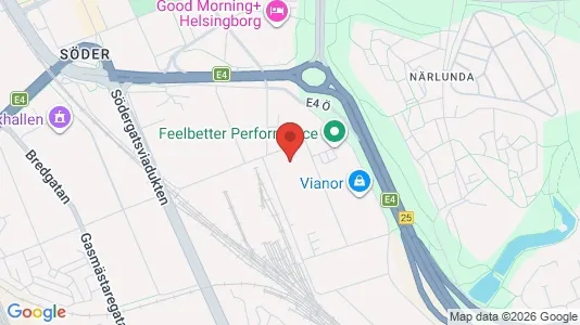 Kontorslokaler att hyra i Helsingborg - Bild från Google Street View