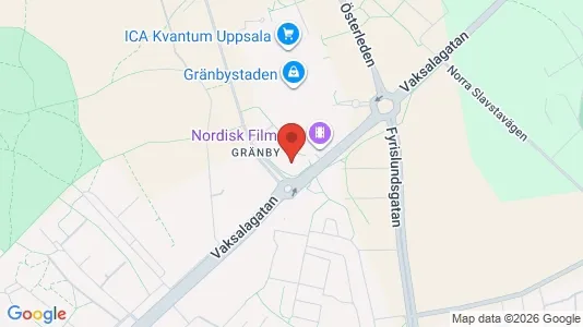 Kontorslokaler att hyra i Uppsala - Bild från Google Street View