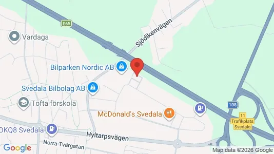 Kontorslokaler att hyra i Svedala - Bild från Google Street View