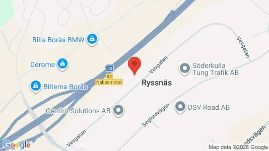 Kontorslokaler att hyra i Borås - Bild från Google Street View