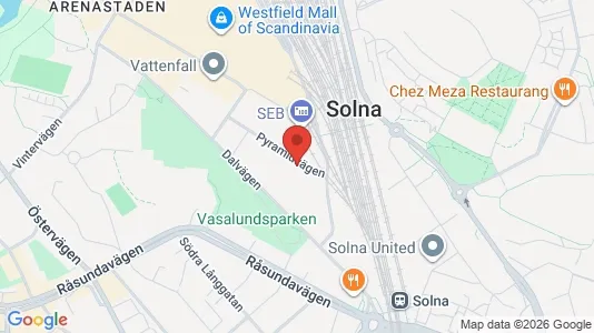 Kontorslokaler att hyra i Solna - Bild från Google Street View