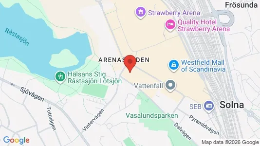 Kontorslokaler att hyra i Solna - Bild från Google Street View