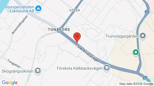 Kontorslokaler att hyra i Eskilstuna - kort over placeringen