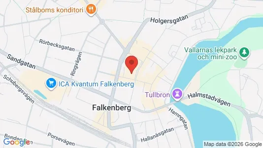 Kontorslokaler att hyra i Falkenberg - Bild från Google Street View