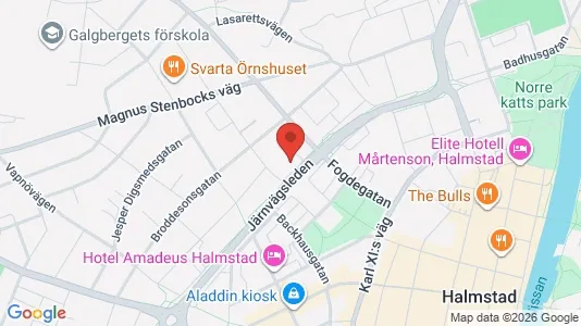 Kontorslokaler att hyra i Halmstad - Bild från Google Street View