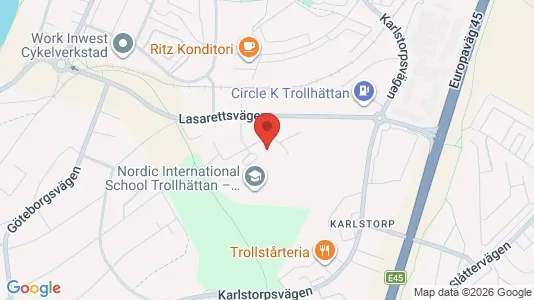 Kontorslokaler att hyra i Trollhättan - Bild från Google Street View