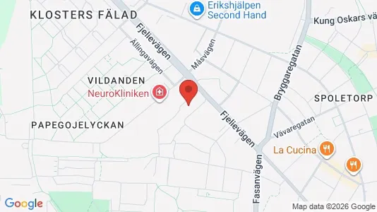 Kontorslokaler att hyra i Lund - kort over placeringen