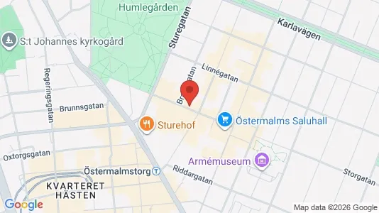 Kontorslokaler att hyra i Östermalm - Bild från Google Street View