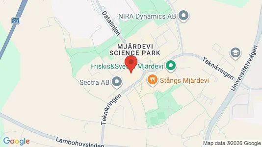 Kontorslokaler att hyra i Linköping - kort over placeringen