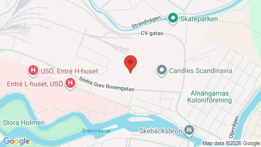 Industrilokaler att hyra i Örebro - Bild från Google Street View
