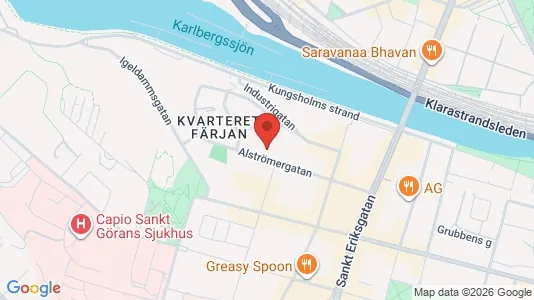 Kontorslokaler att hyra i Kungsholmen - Bild från Google Street View