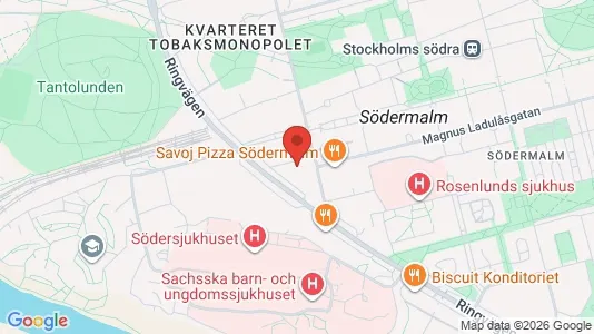 Kontorslokaler att hyra i Södermalm - Bild från Google Street View