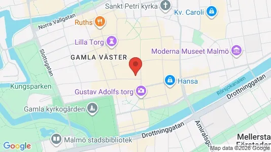 Kontorslokaler att hyra i Malmö Centrum - Bild från Google Street View