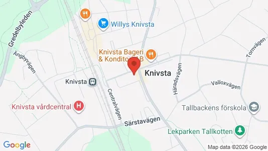 Kontorslokaler att hyra i Knivsta - Bild från Google Street View