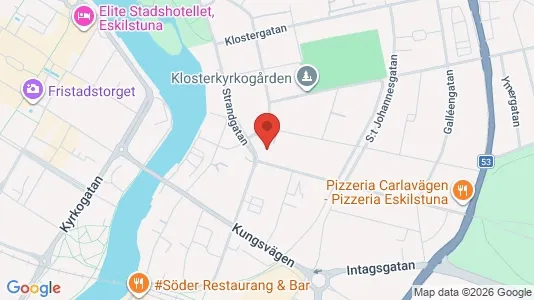 Kontorslokaler att hyra i Eskilstuna - kort over placeringen