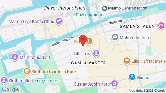 Kontorslokaler att hyra i Malmö Centrum - Bild från Google Street View