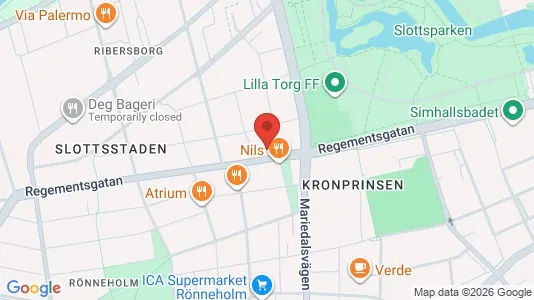 Kontorslokaler att hyra i Malmö Centrum - Bild från Google Street View