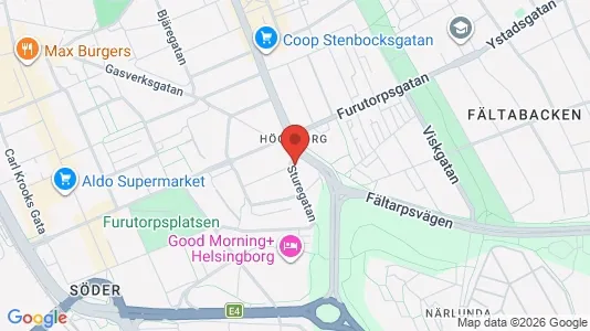 Kontorslokaler att hyra i Helsingborg - Bild från Google Street View