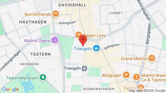 Kontorslokaler att hyra i Malmö Centrum - Bild från Google Street View