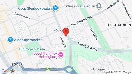 Kontorslokaler att hyra i Helsingborg - Bild från Google Street View