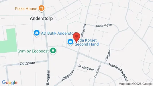Industrilokaler att hyra i Gislaved - Bild från Google Street View