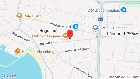 Kontorslokaler att hyra i Höganäs - Bild från Google Street View