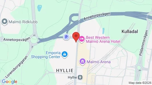 Kontorslokaler att hyra i Hyllie - Bild från Google Street View