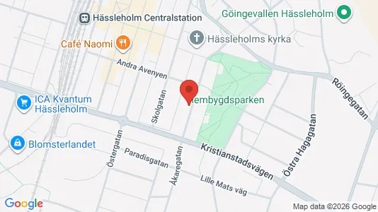 Kontorslokaler att hyra i Hässleholm - Bild från Google Street View