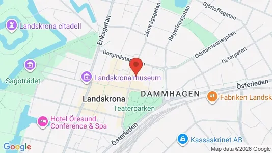 Kontorslokaler att hyra i Landskrona - Bild från Google Street View