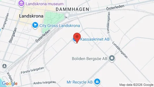 Kontorslokaler att hyra i Landskrona - Bild från Google Street View