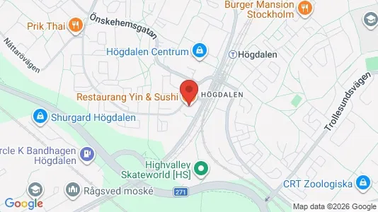 Kontorslokaler att hyra i Söderort - kort over placeringen