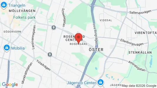 Kontorslokaler att hyra i Rosengård - kort over placeringen