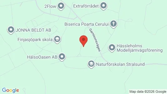 Kontorslokaler att hyra i Hässleholm - kort over placeringen
