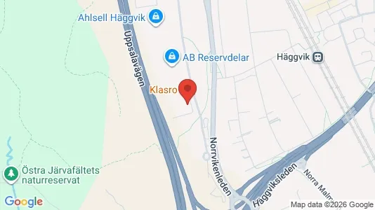 Kontorslokaler att hyra i Sollentuna - kort over placeringen