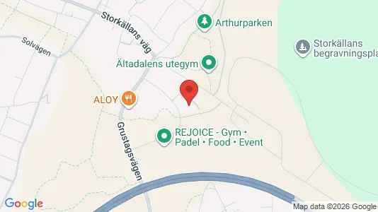Kontorslokaler att hyra i Nacka - kort over placeringen