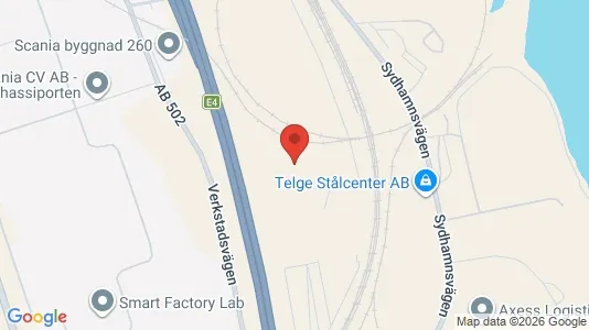 Kontorslokaler att hyra i Södertälje - kort over placeringen
