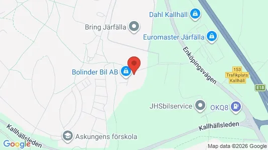 Kontorslokaler att hyra i Järfälla - kort over placeringen