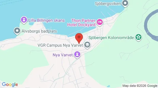 Kontorslokaler att hyra i Göteborg Västra - kort over placeringen