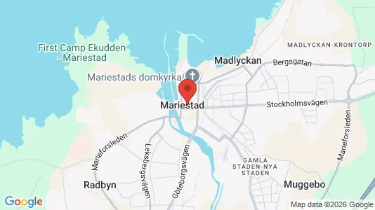 Kontorslokaler att hyra i Mariestad - kort over placeringen